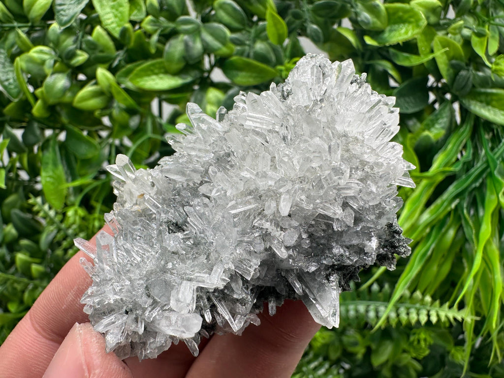Transparent Quartz on Chlorite Matrix, Bulgaria Mineral Specimen