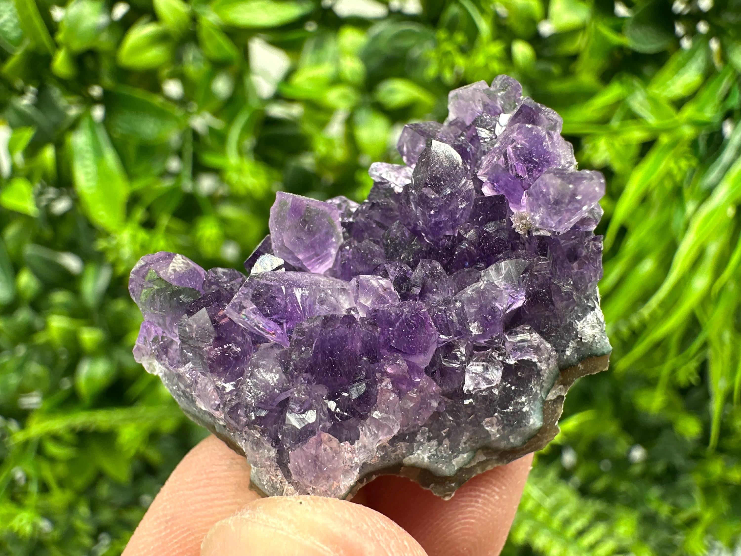 Uruguay Amethyst Crystal: Purple Quartz Cluster, Home Decor
