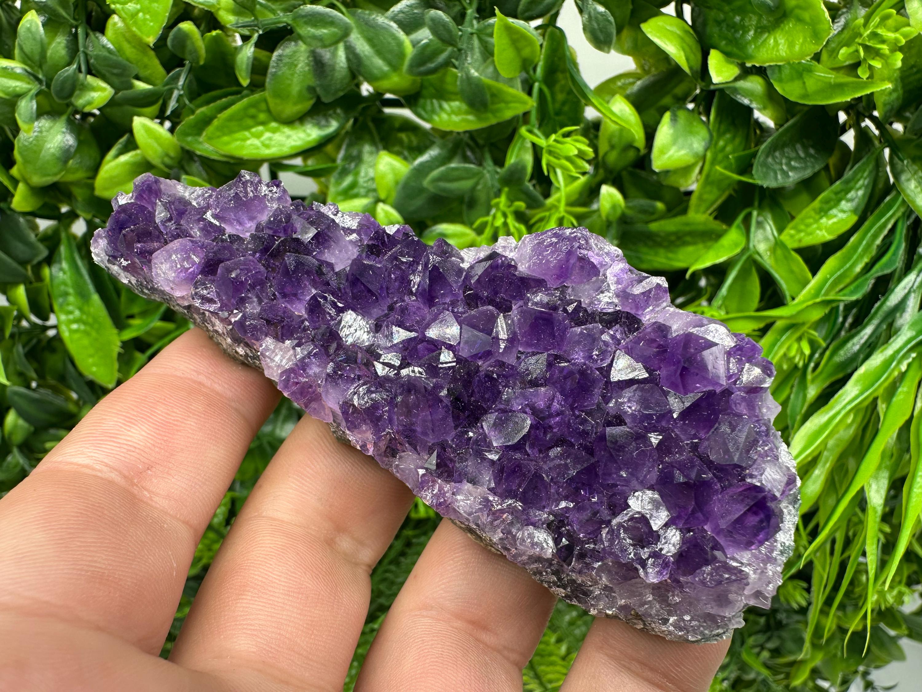 Uruguay Amethyst Cluster: Purple Quartz Crystal, Home Decor