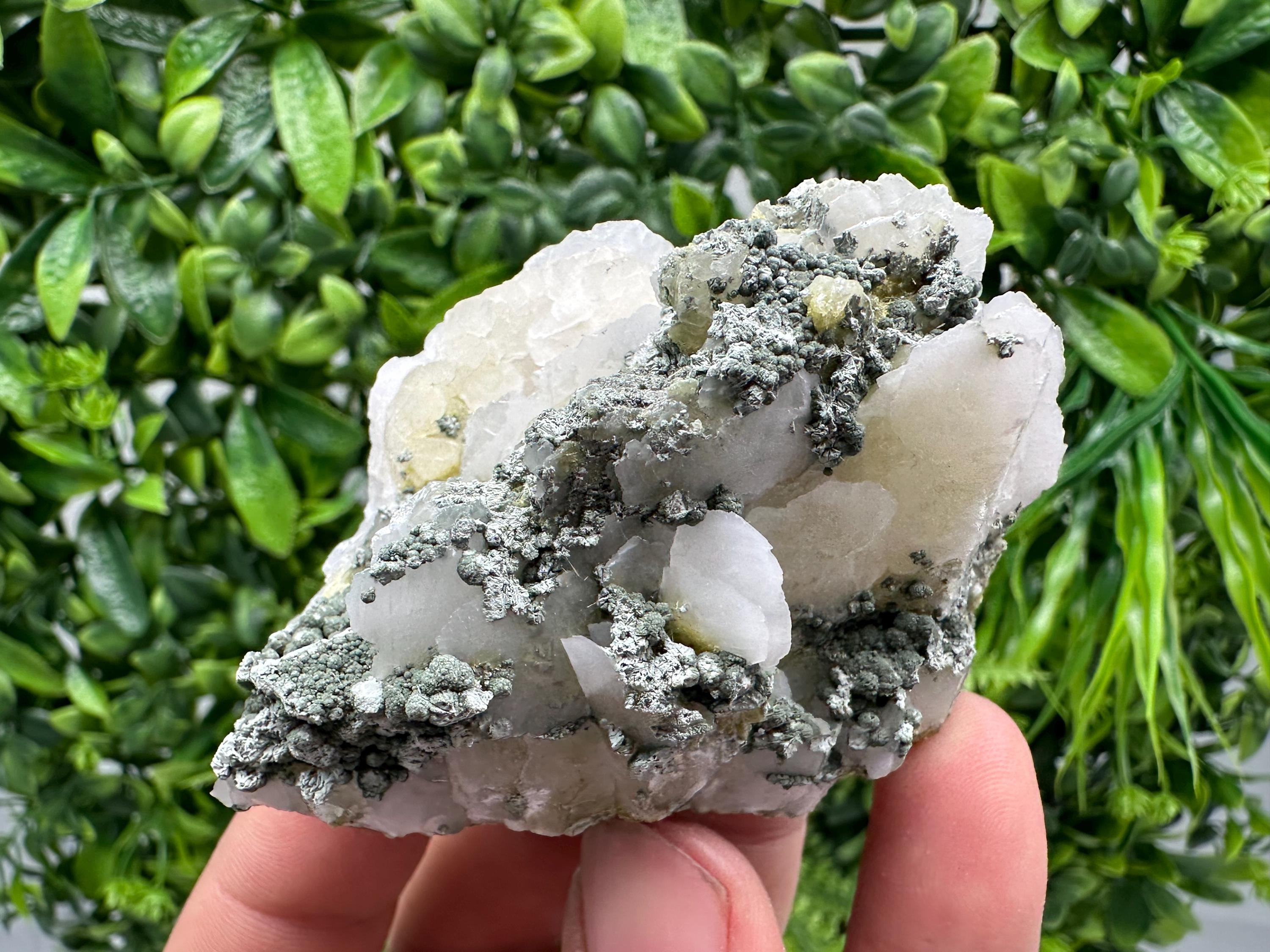 UV Mangano Calcite, Bulgaria Mineral Specimen, Home Decor Gift