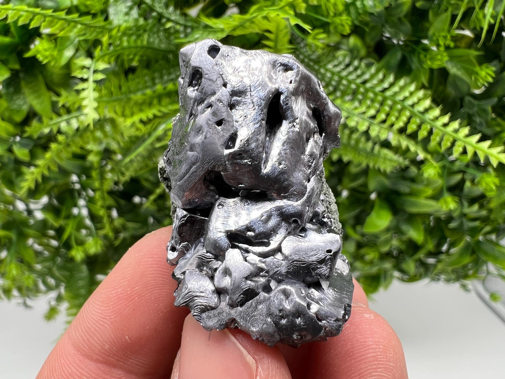 Skeletal Galena on Quartz, Bulgaria Mineral Specimen