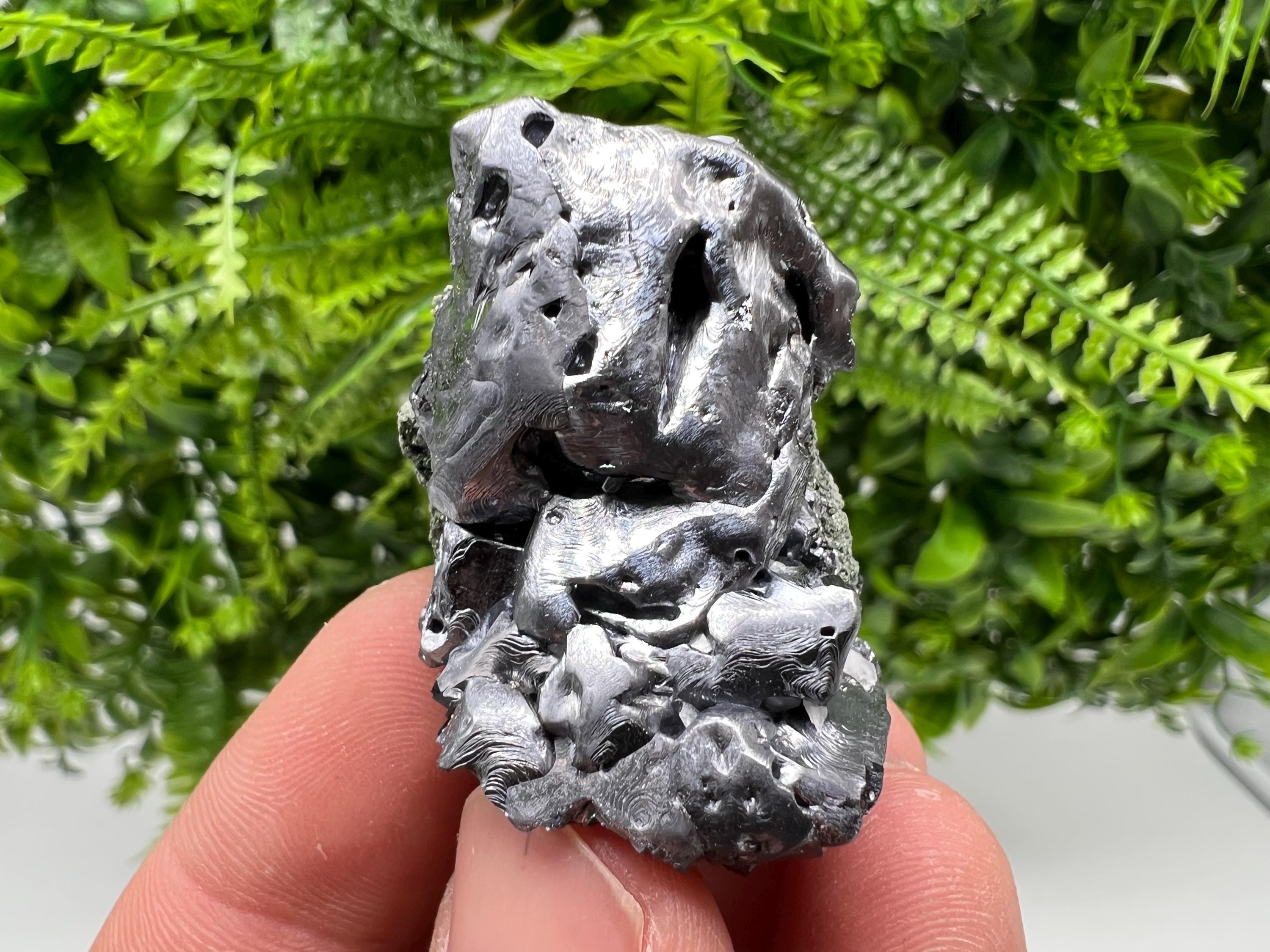 Skeletal Galena on Quartz, Bulgaria Mineral Specimen