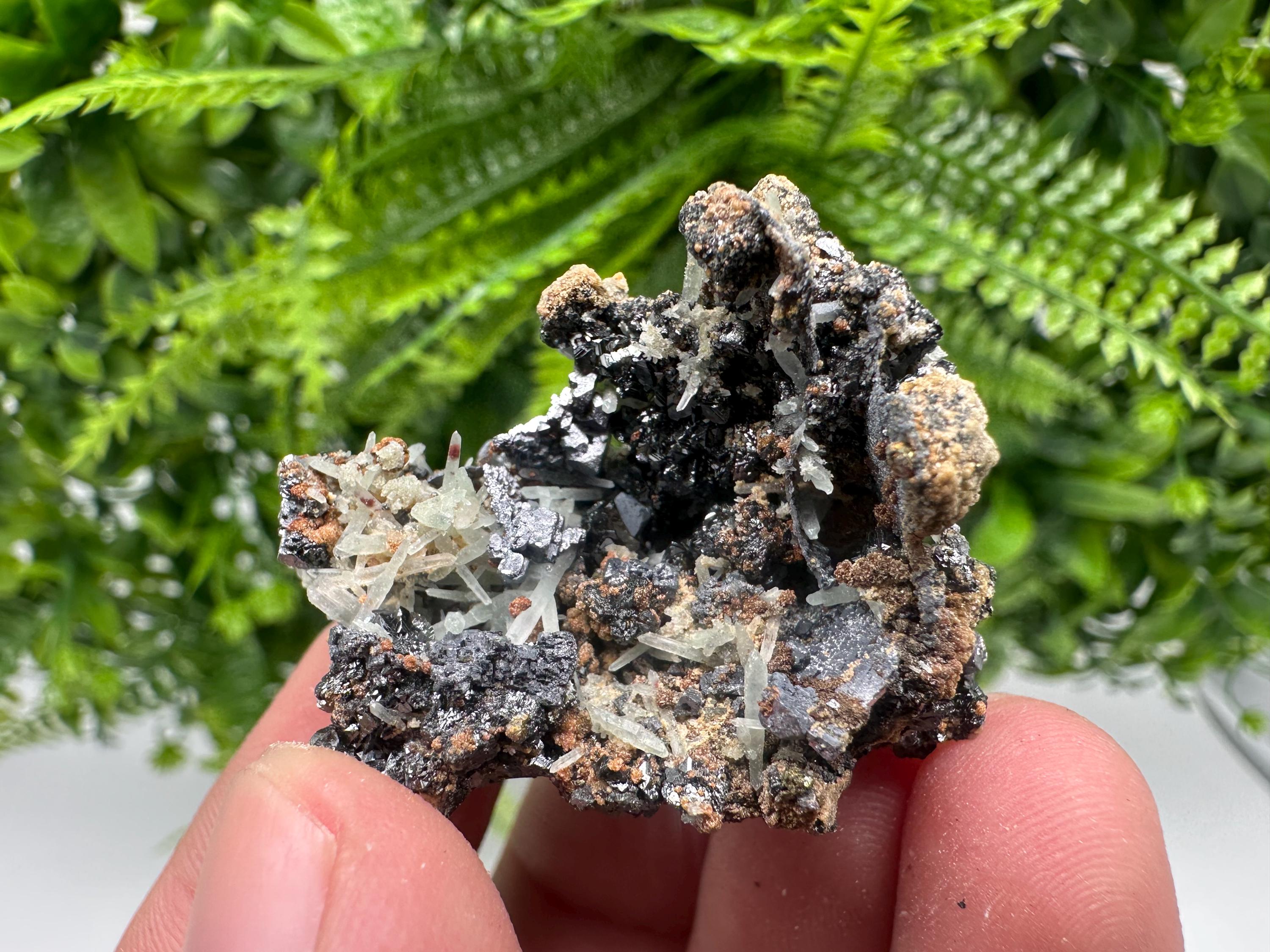 Galena Sphalerite Quartz Calcite Mineral Specimen, Madan Bulgaria