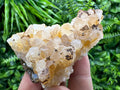Citrine Crystal Cluster with Hematite Inclusions - Brazil