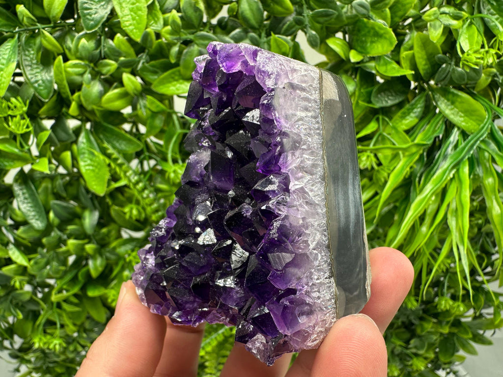 Uruguay Amethyst Crystal: Purple Quartz Cluster, Home Decor