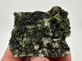 Rare Green Epidote with Quartz Crystals: Eastern Anatolian Decor
