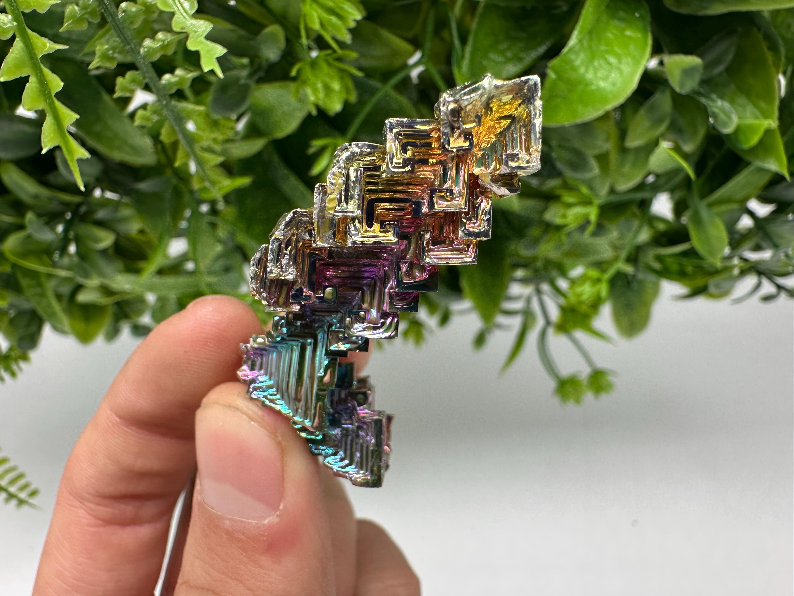 Rainbow Bismuth Crystal: Rare Gemstone Specimen,wholesale Bismuth