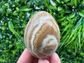 Polished Aragonite Stone Egg: Handmade Home Decor, Healing Crystal