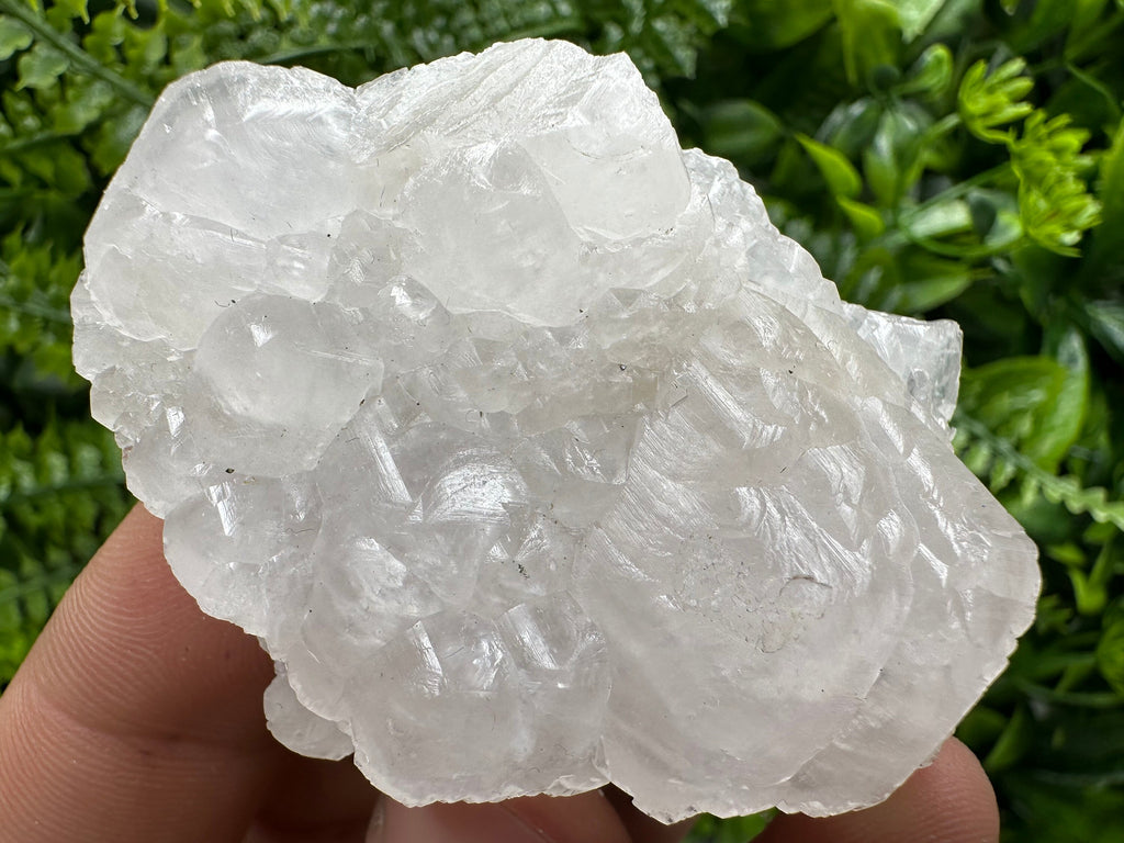 Fluorescent Mangano Calcite Specimen: Rhodopes Bulgaria Mineral Decor