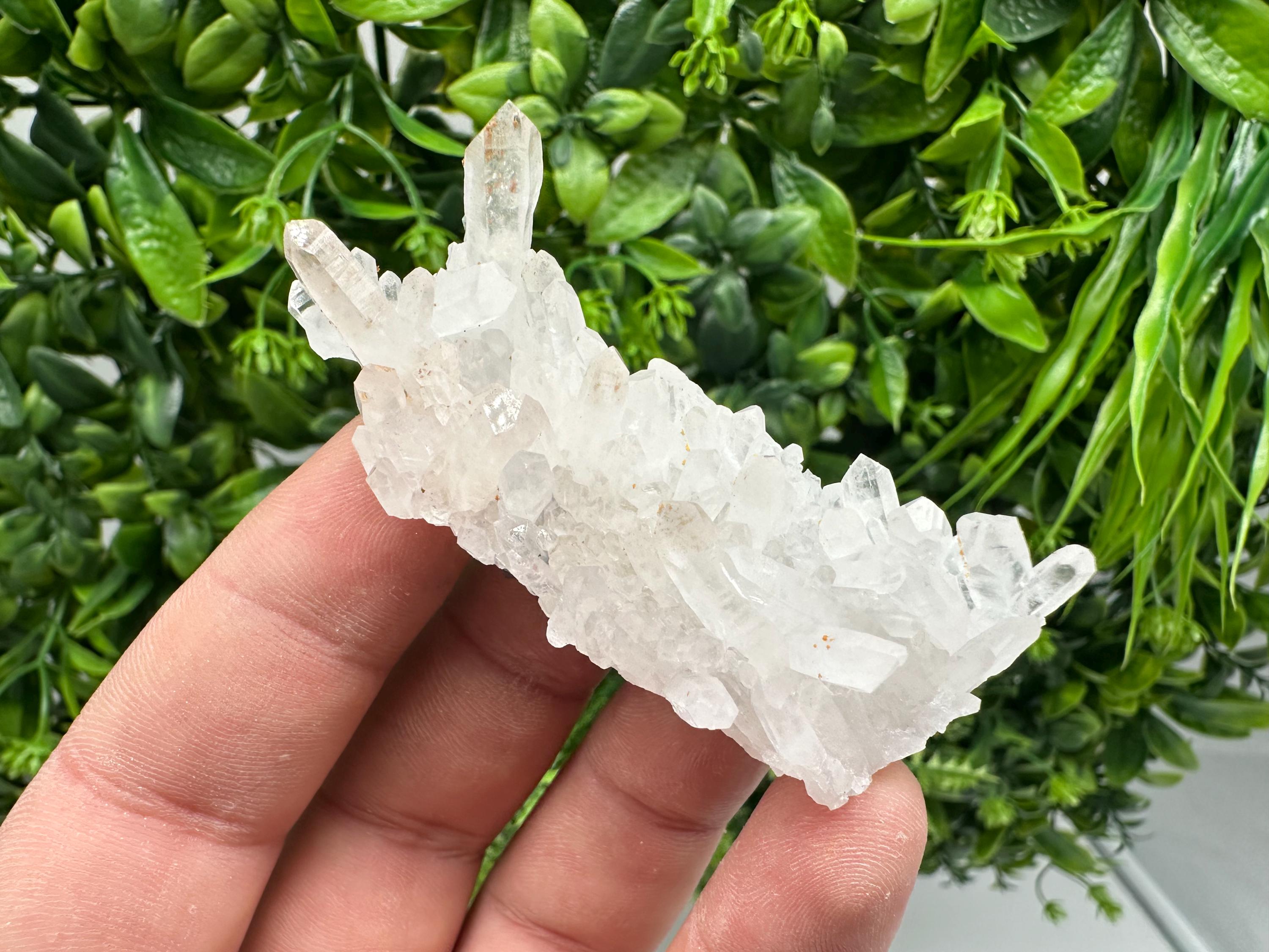 Transparent Quartz whit Siderite 9th September mine Bulgaria natural minerals souvenir crystal stone gift minerals collection rock