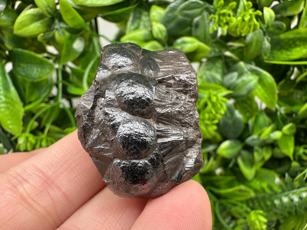 Moroccan Black Botryoidal Hematite Specimen: Chakra Reiki Crystal