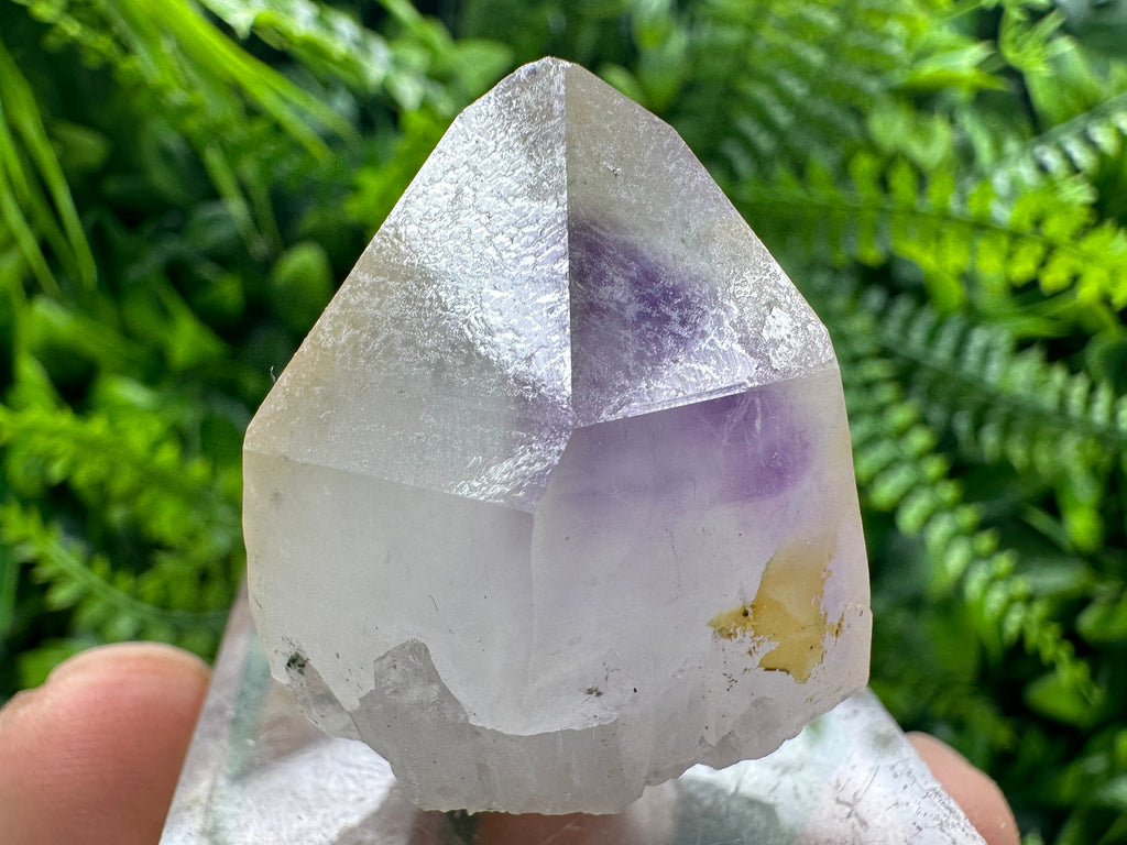 Amethyst Phantom Quartz with Chalcedony and Chlorite Inclusions
