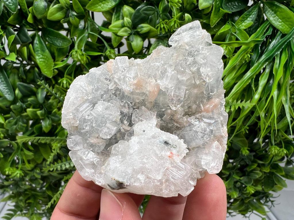 Apophyllite Stilbite Chalcedony Specimen: India Minerals, Crystal Stone