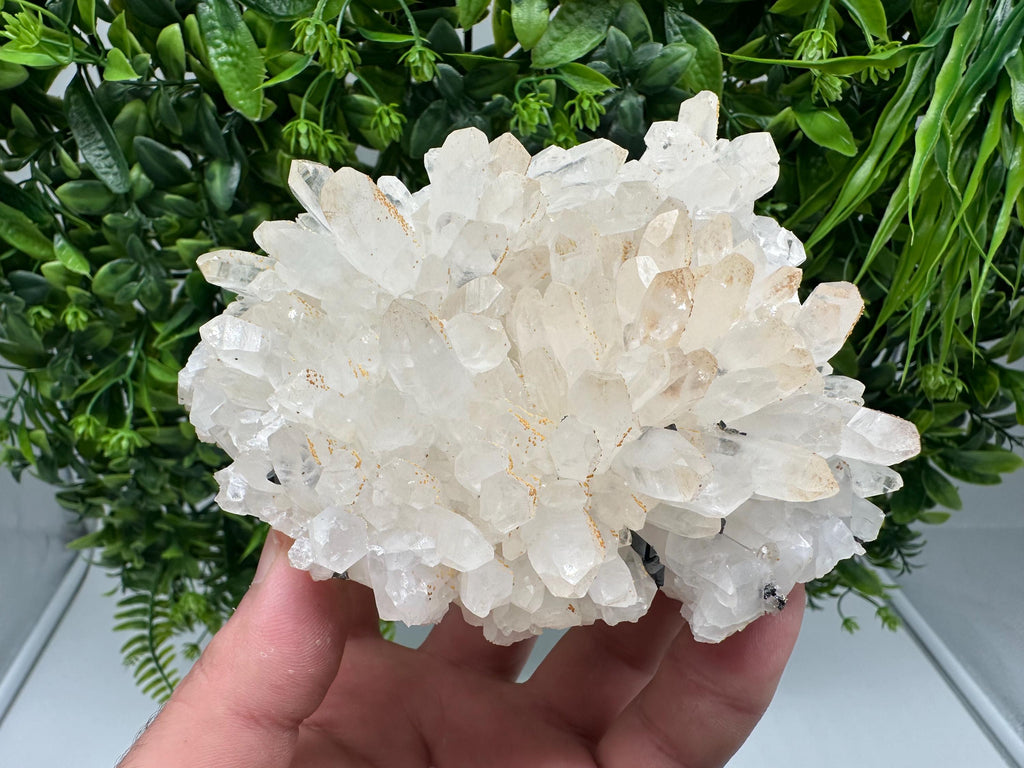 Transparent Quartz whit Siderite 9th September mine Bulgaria natural minerals souvenir crystal stone gift minerals collection rock