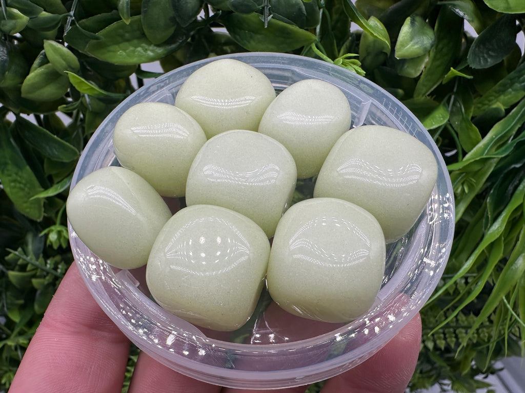 Luminous Tumble Stone: Glow in the Dark Healing Crystal