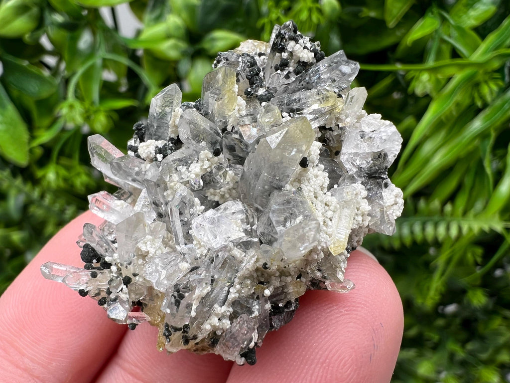 Chlorite Epidote Quartz Mineral Specimen, Bulgaria