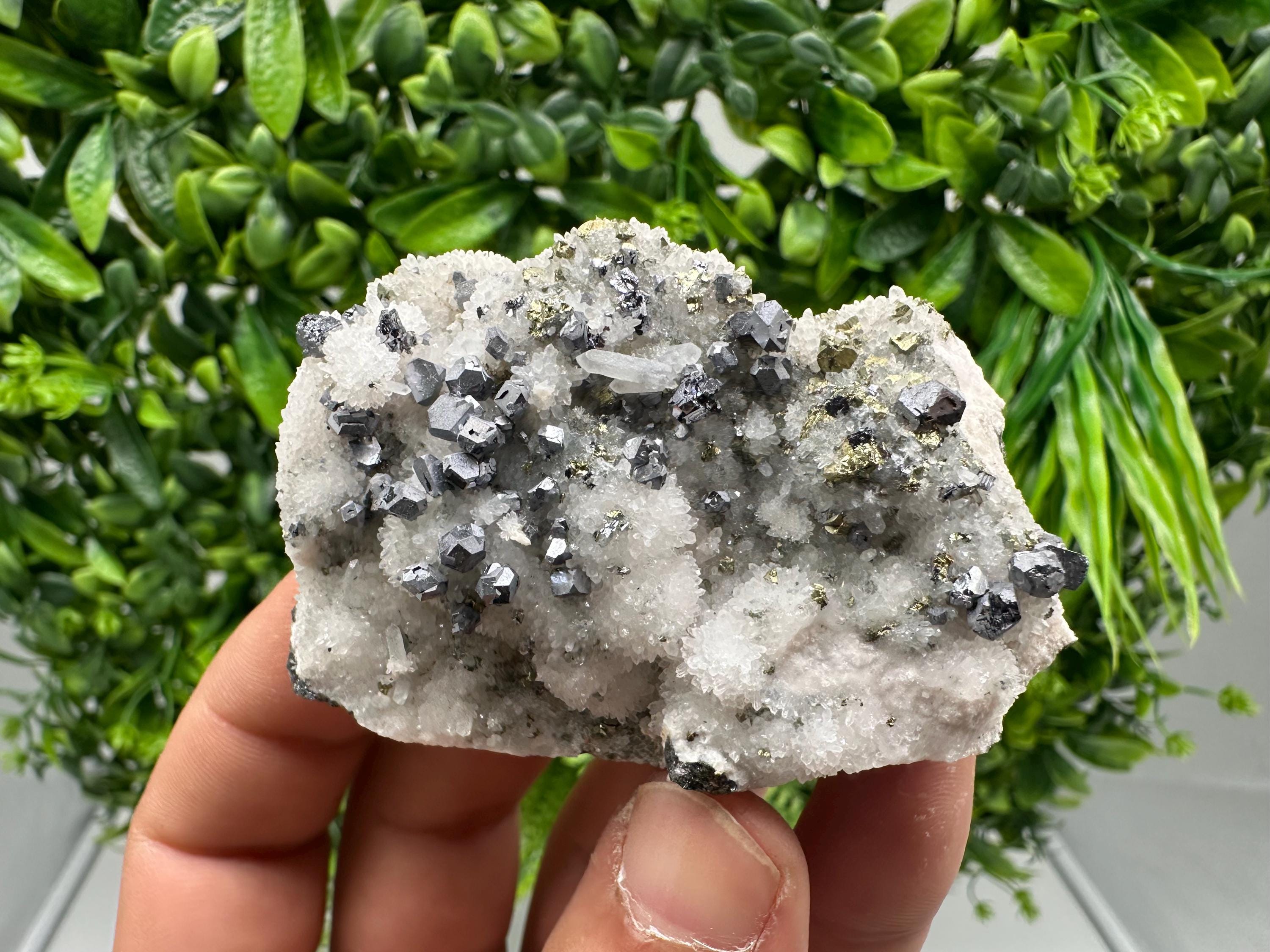 Rare,collection Galena on Chalcedony from Krushev dol mine,Madan,Bulgaria,Natural mineral specimen,geology,crystal,home decor,gift