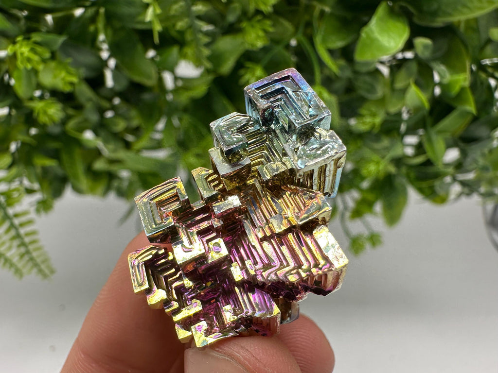 Rainbow Bismuth Crystal: Rare Gemstone Specimen,wholesale Bismuth