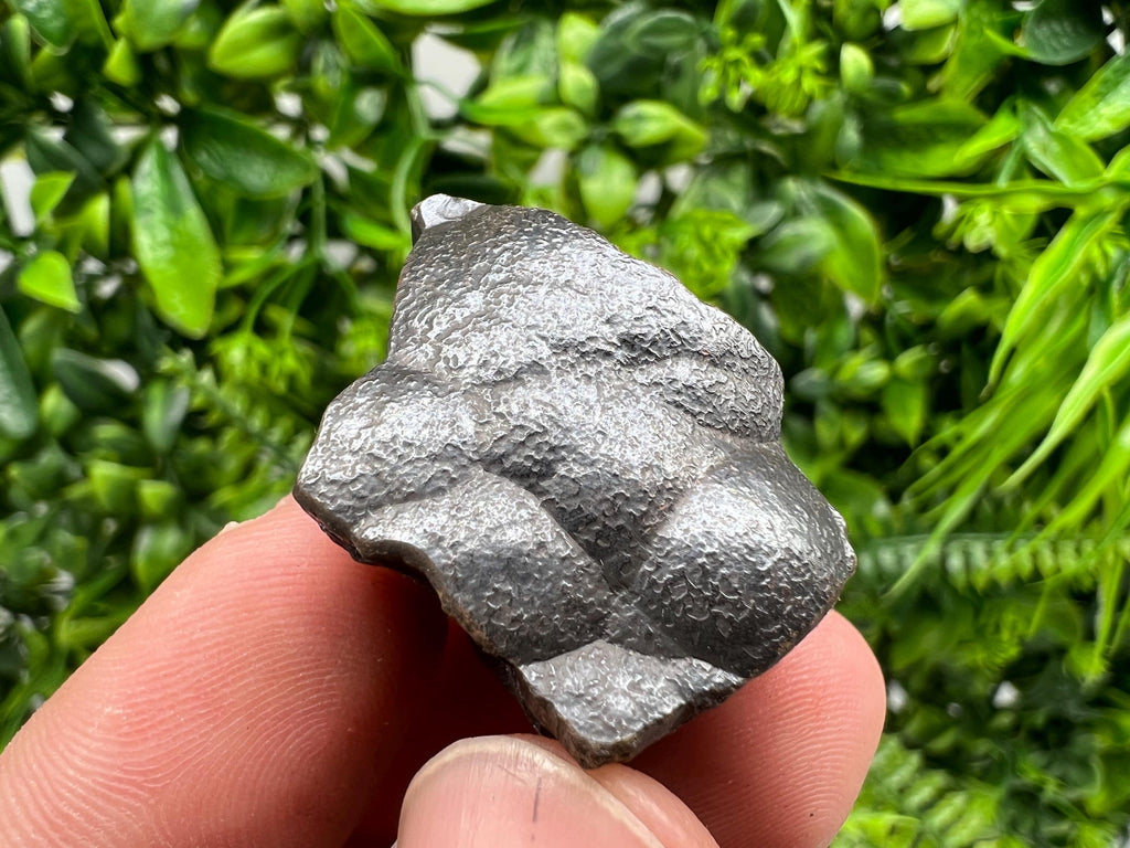 Botryoidal Black Hematite Specimen: Moroccan Rough Crystal for Reiki Chakra