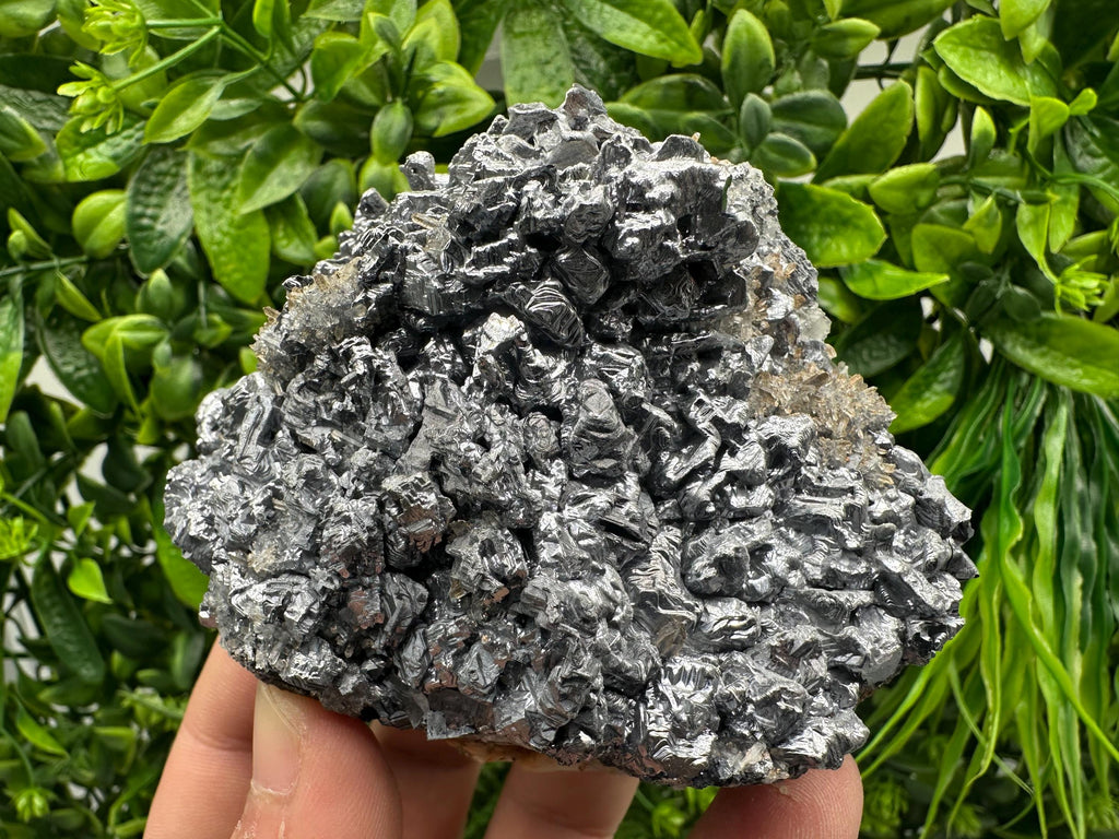 Rare Galena Cluster with Quartz - Krushev dol Mine, Bulgaria