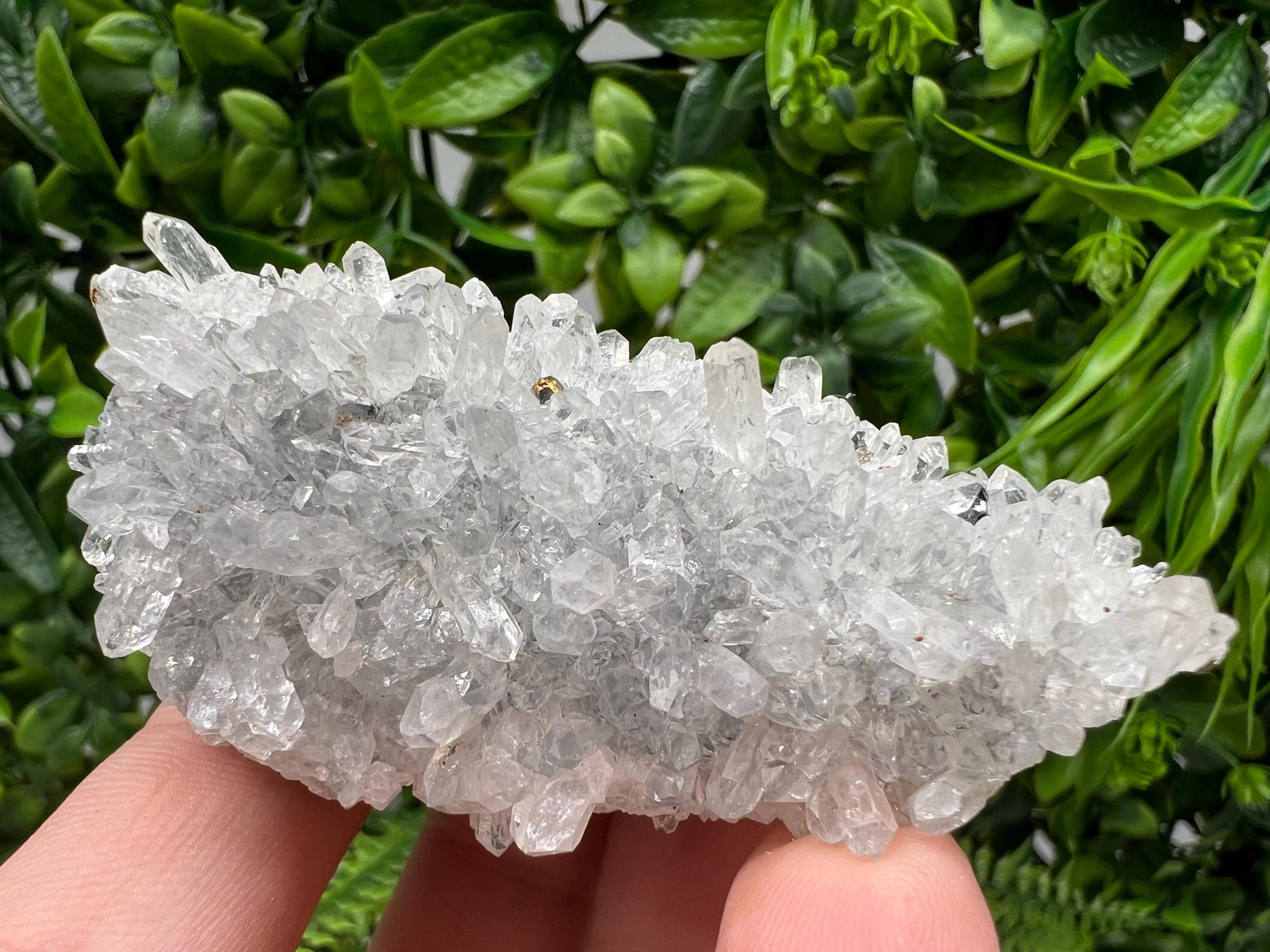 Transparent Quartz Cluster, Natural Crystal Specimen, Home Decor