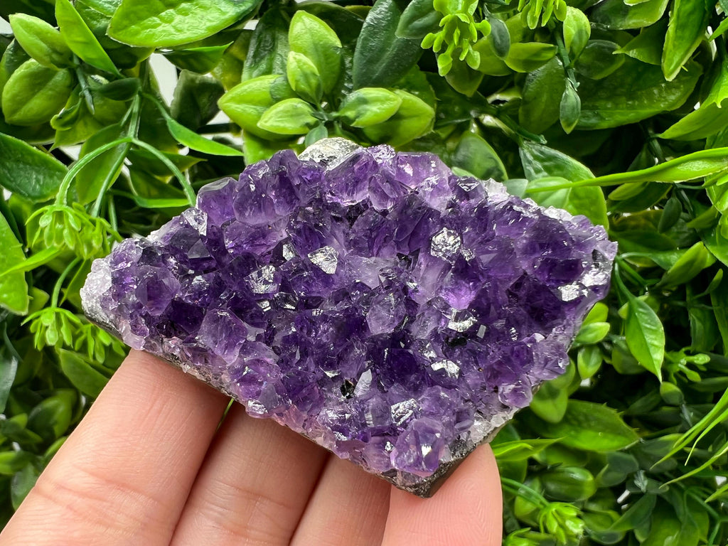 Uruguay Amethyst Crystal: Purple Quartz Home Decor, Energy Stone