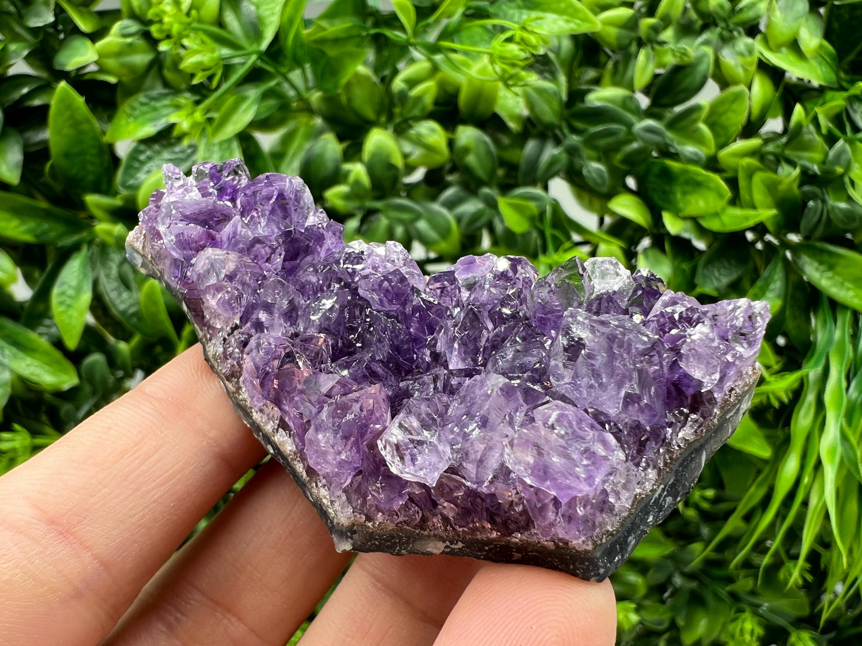 Uruguay Amethyst Cluster, Purple Crystal Home Decor, 55 grams