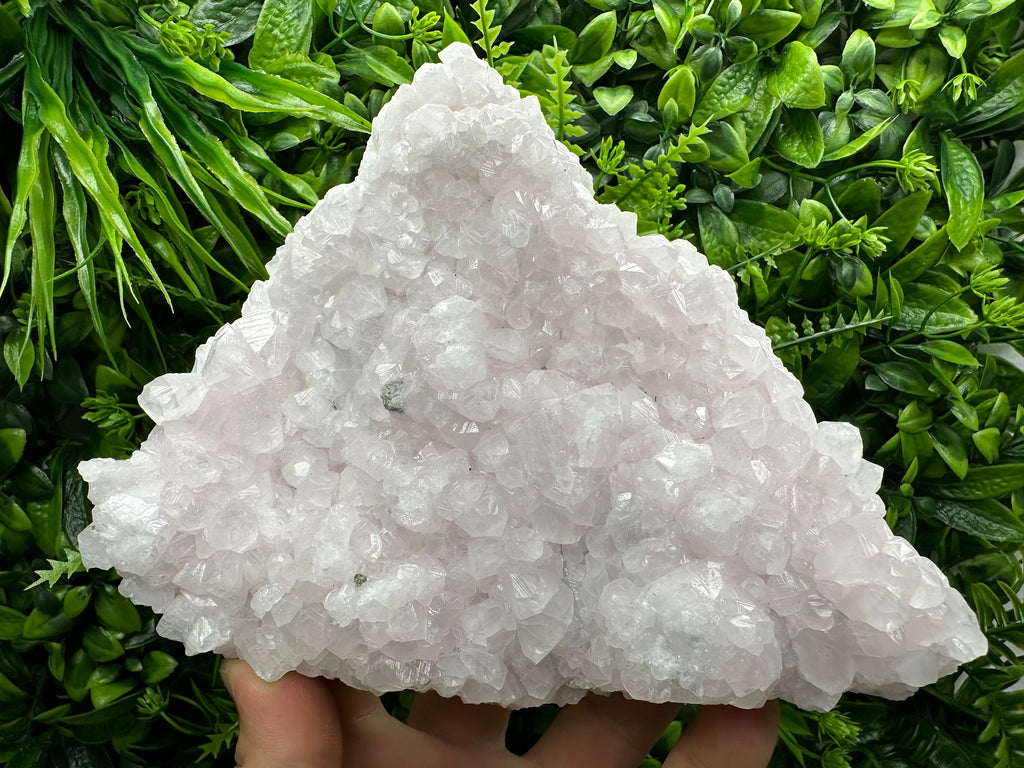 Large UV Mangano Calcite Specimen: Pink Mineral Cluster