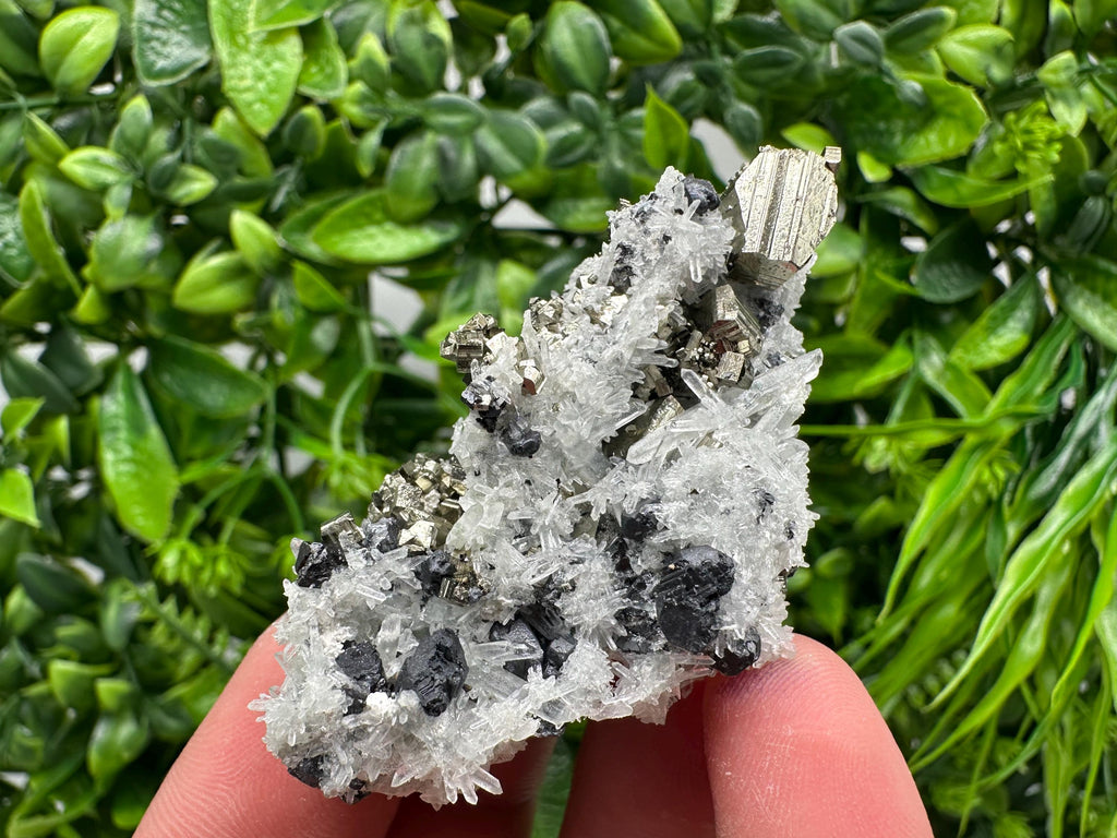 Pyrite Sphalerite Quartz Calcite Mineral Specimen, Madan Bulgaria