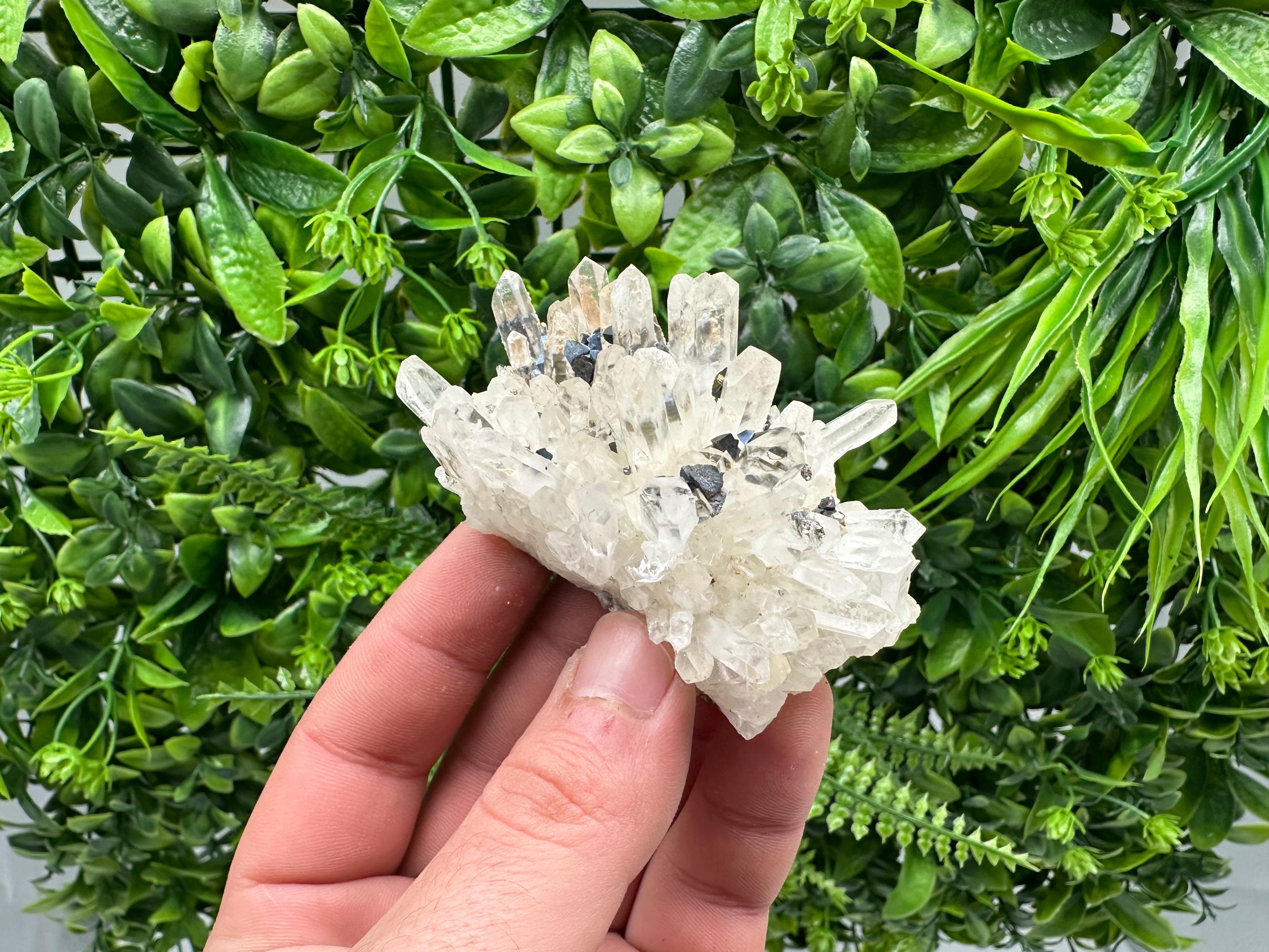 Quartz Sphalerite Chalcopyrite Mineral Specimen, Madan Bulgaria
