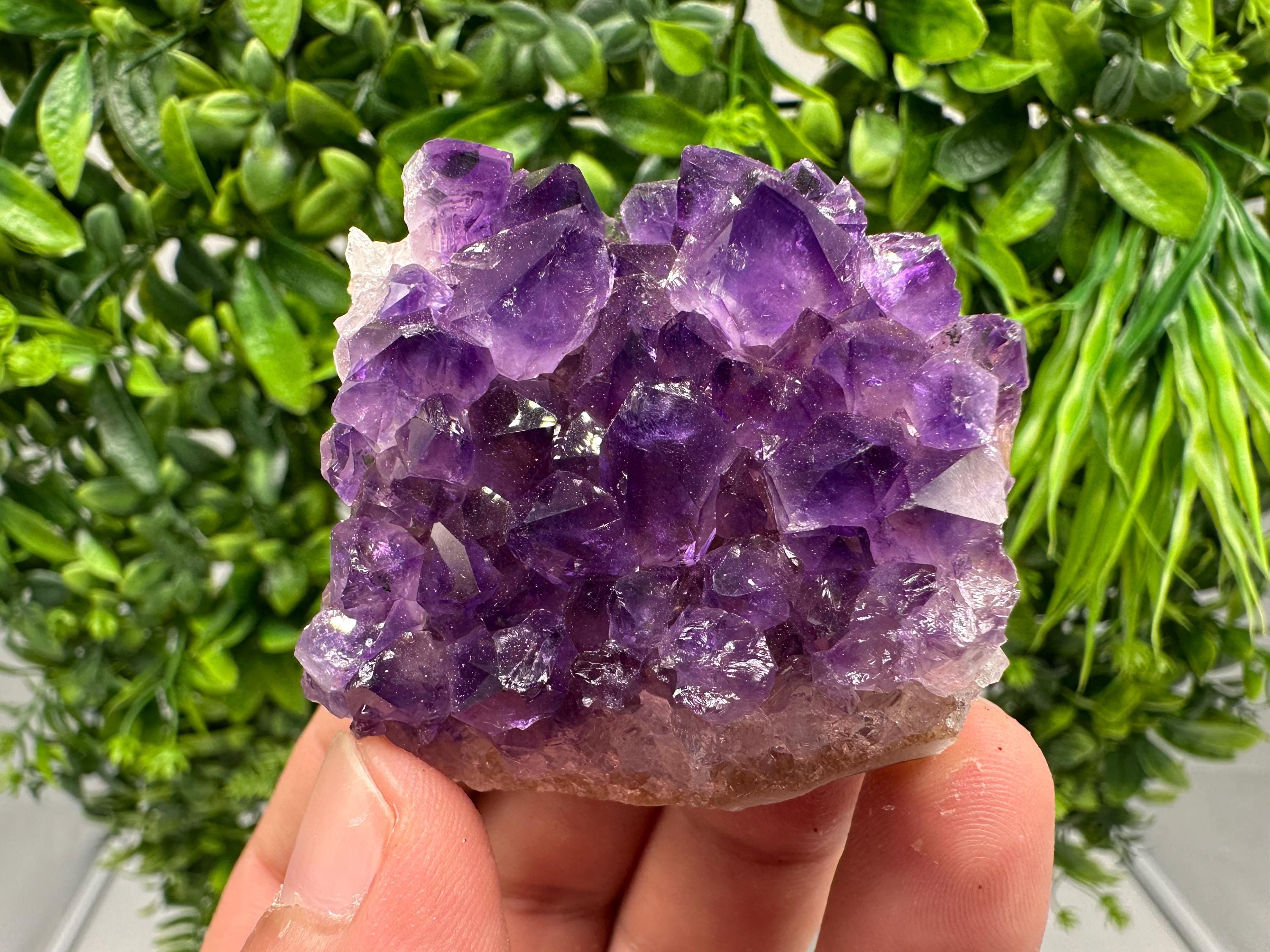 Uruguay Amethyst Cluster, Purple Quartz Crystal, Home Decor