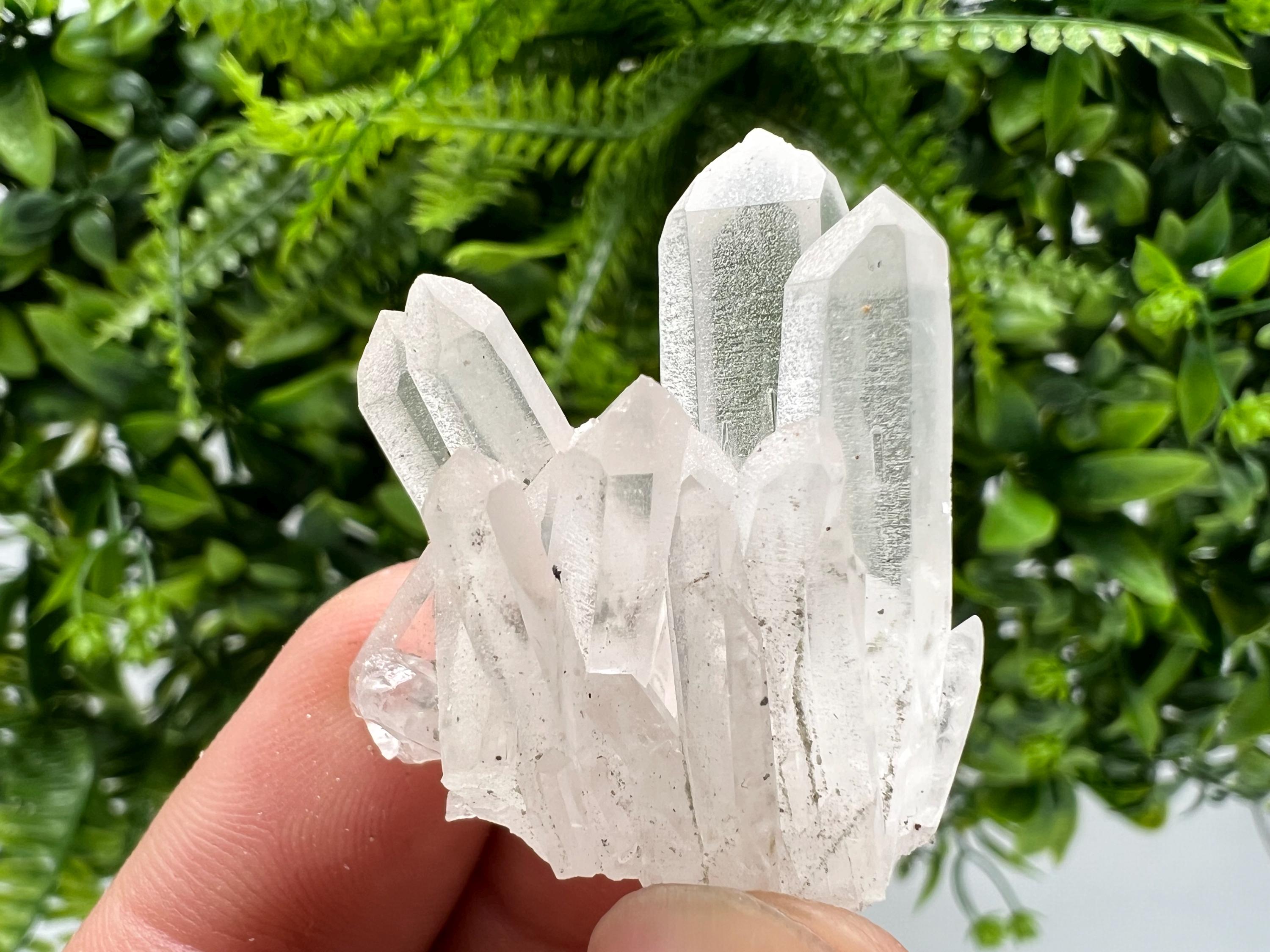 Transparent Quartz Mineral Specimen, Bulgaria Home Decor Stone
