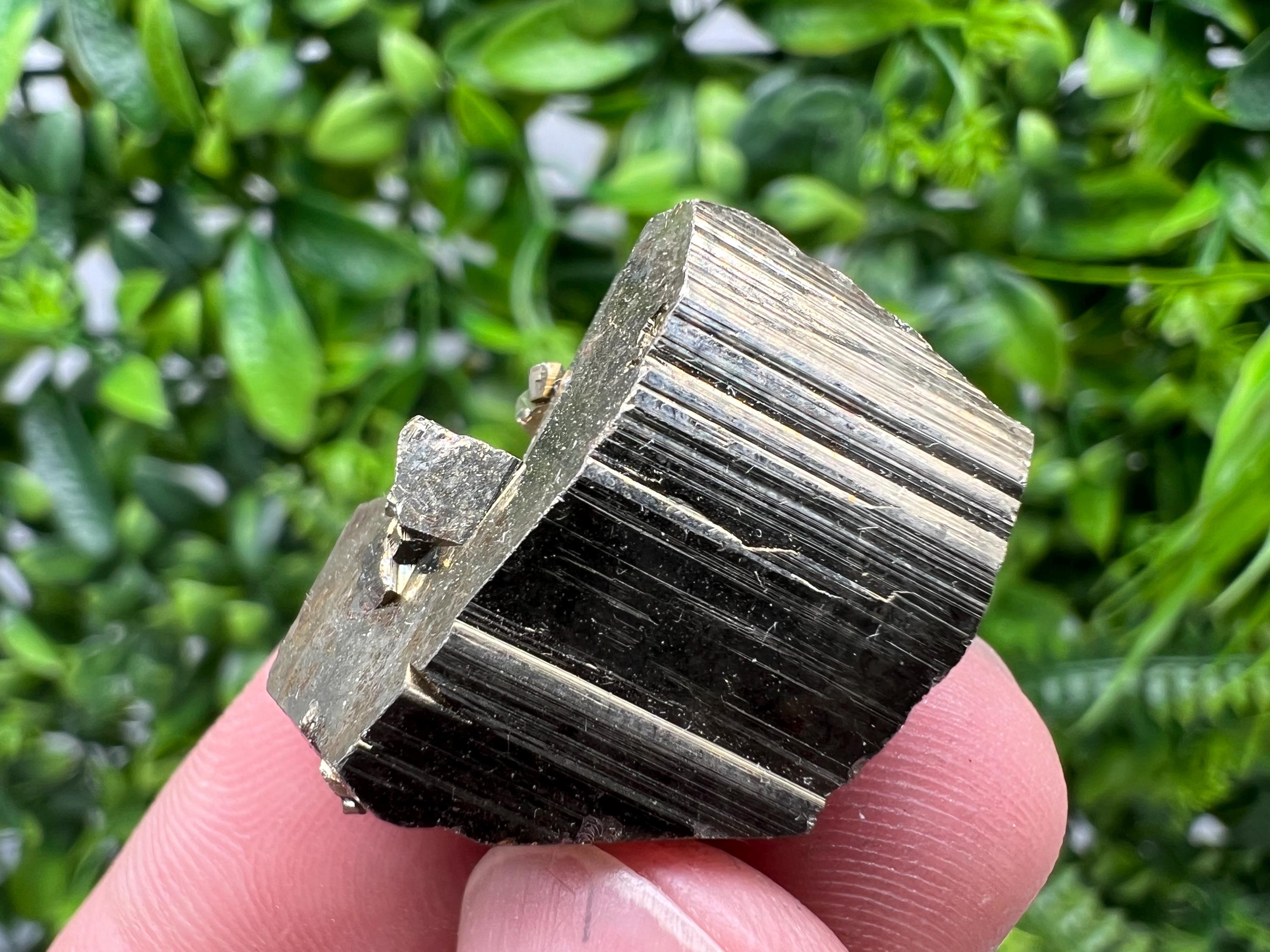 Mini Rainbow Pyrite Cluster, Borieva Mine, Bulgaria