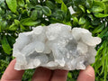 Apophyllite Stilbite on Chalcedony, India Mineral Specimen