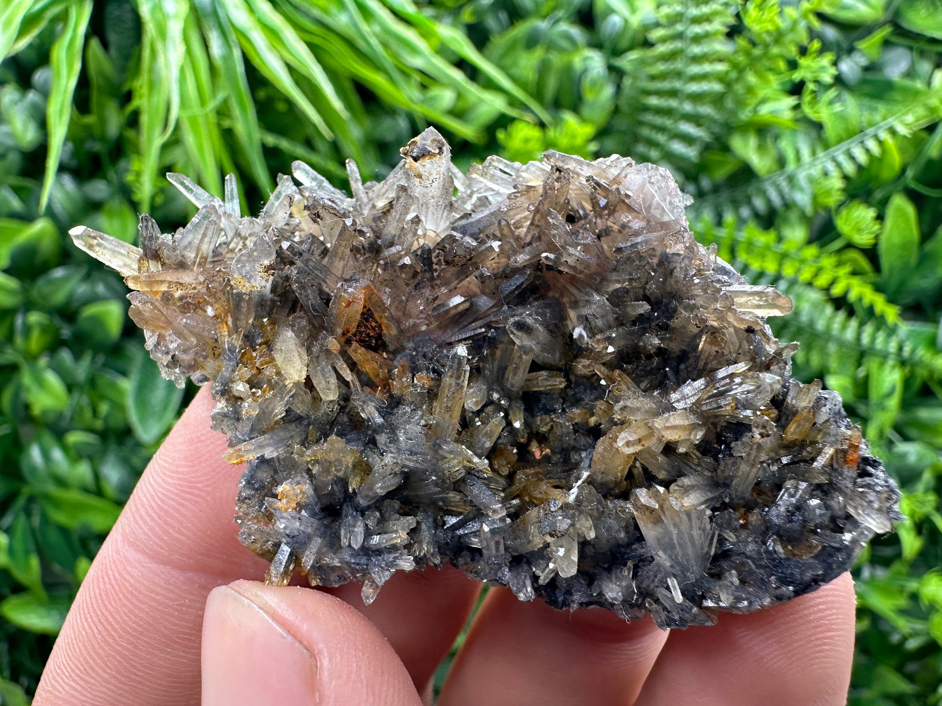Iron Oxide Limonite Quartz Crystal Home Decor