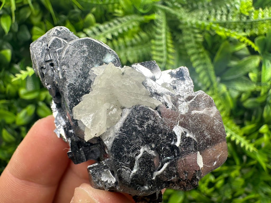 Galena on Sphalerite & Quartz, Bulgaria Mineral Specimen