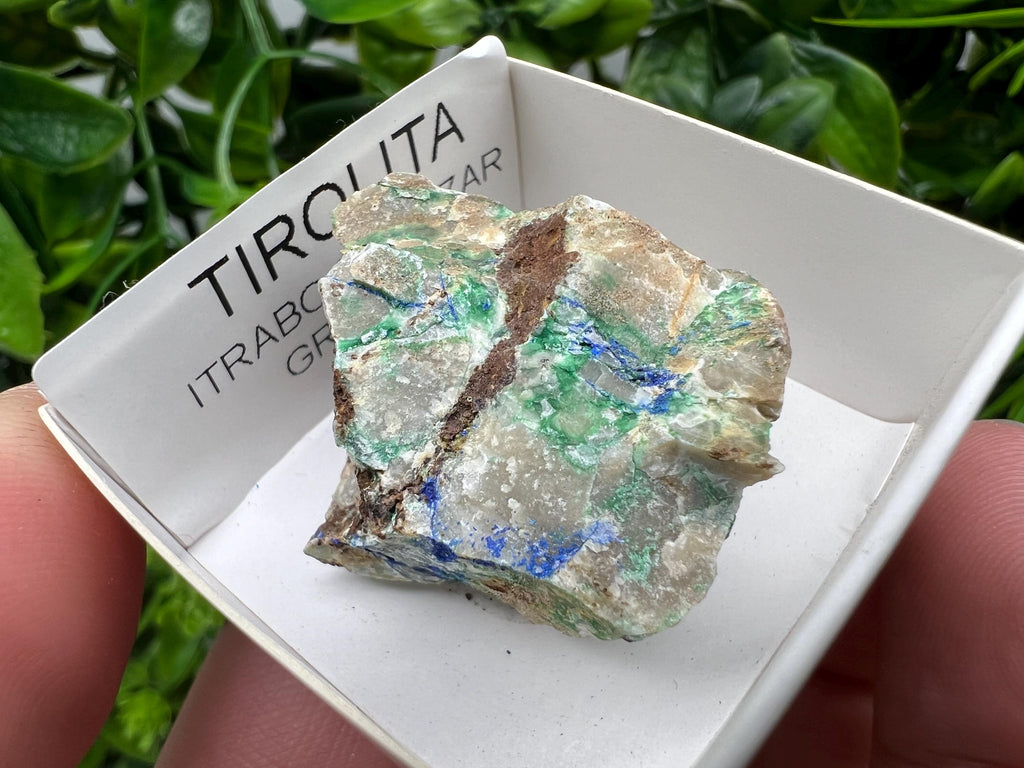 Rare Raw Tirolite Specimen: Granada Spain Mineral Collection (3.5/3 cm)
